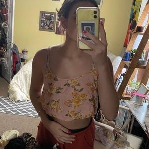 Forever 21 Floral Crop Top
